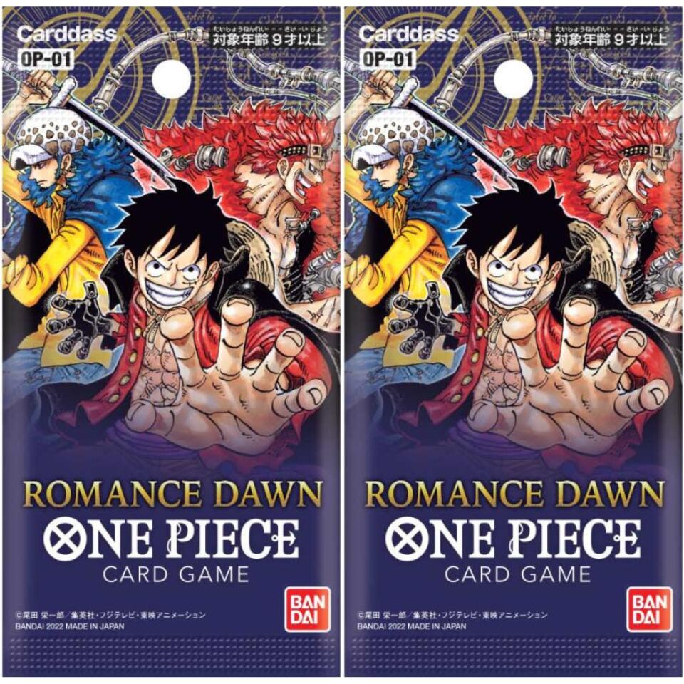 送料無料【2パック】ONE PIECE ワンピース　カードゲーム 『ROMANCE DAWN』 【OP-01】　入手困難　人気商品 1