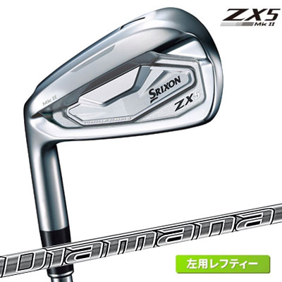 スリクソン ZX5 Mk 左利き用 レフティ アイアンセット Diamana ZX for IRON カーボンシャフト 6本(#5~#9,PW ) セット S 左利き SRIXON 日本正規品