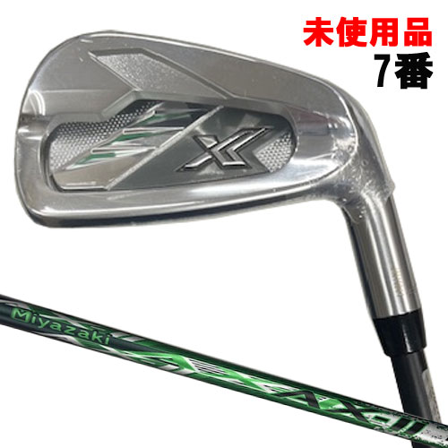 【未使用・展示品・メーカー保証書付き】ゼクシオエックス 単品アイアン 7番 Miyazaki AX-2 カーボンシ..
