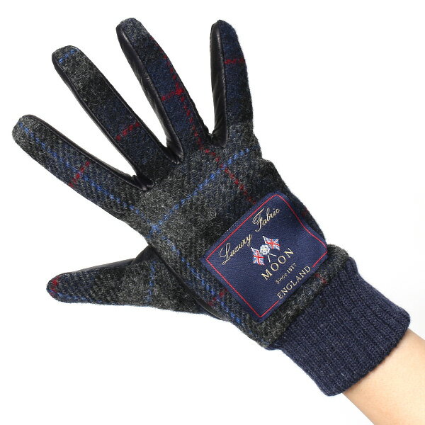 在庫あり 英国ムーンツイード イタリア製羊革にカシミア100 裏地と品質にこだわったレディース国産革手袋 彼女や妻へのプレゼントに最適なブランド化粧箱付 スマホにも対応 手袋 レディース スマホ ムーン Moon ツイード イタリアラム 羊革 カシミア裏地 暖かい 防寒