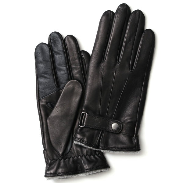 手袋 メンズ 本革 カシミヤ裏地 スマホ対応 箱付き 日本製 ブランド ブラック 黒 黒色 防寒 レザー 国産 グローブ オールレザー 仔羊革 クリスマス プレゼント ラッピング 通勤 通学 秋冬 カシミア 男性 大人 高級 KURODA(クロダ)