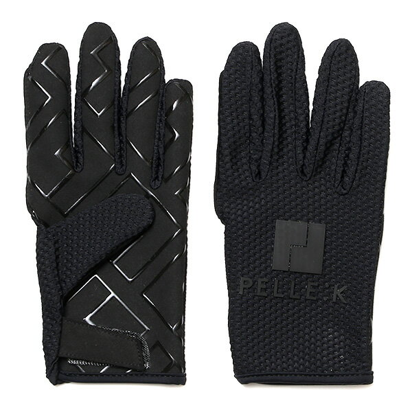 KURODA(クロダ) 手袋 自転車 レディース スマホ操作可能 吸湿速乾 バイクグローブ ブラック 黒 黒色 タ..