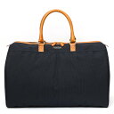 ボストンバッグ 大型 旅行 メンズ レディース 鞄 ナイロン 本革 レザー カバン ブルー ネイビー 青色 出張 修学旅行 可愛い 2泊 オシャレ(4)