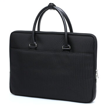WONDER BAGGAGE グッドマンズシリーズ スモール ビジネスバッグ ブラック 黒 黒色 ブリーフケース メンズ 本革 レザー 日本製 ブランド レディース ショルダー付き 小さめ 小ぶり A4 高級 軽量 大容量 鞄 ワンダーバゲージ