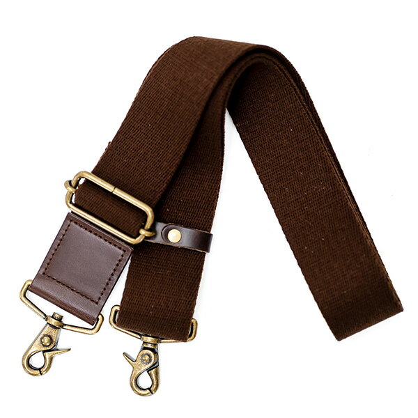 WONDER BAGGAGE(ワンダーバゲージ) ショルダーテープ acrylic チョコ ブラウン 茶 茶色