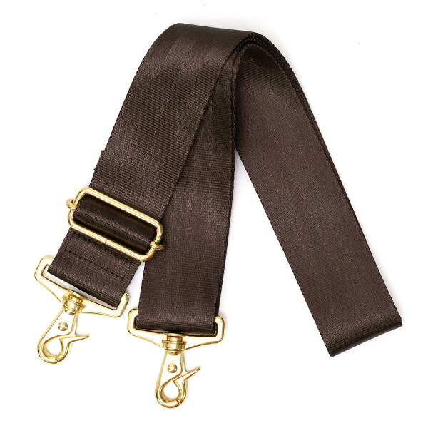 WONDER BAGGAGE(ワンダーバゲージ) ショルダーテープ strong チョコ ブラウン 茶 茶色