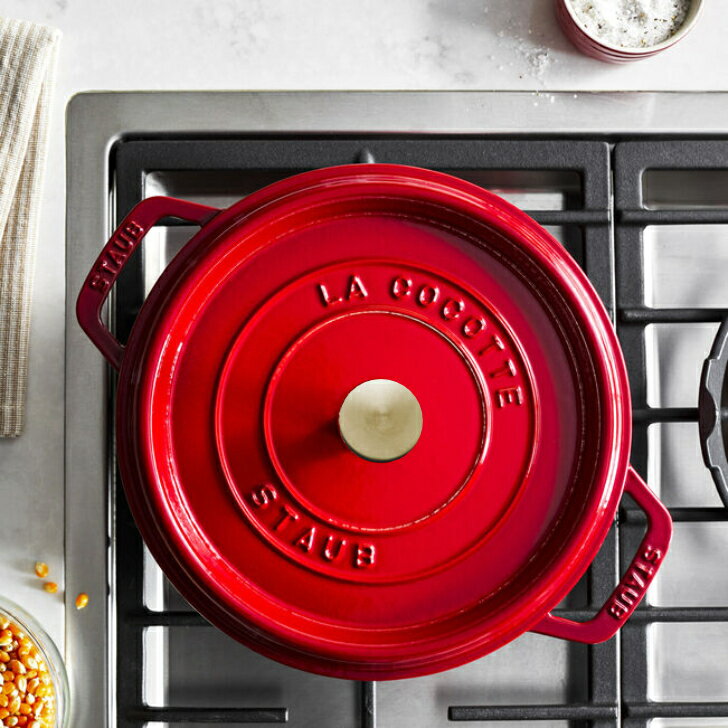 楽天市場】staub 26cm シャローラウンド ココットの通販