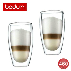 bodum(ボダム） パヴィーナ　460cc　ダブルウォールグラスセット(2個入）　4560-10