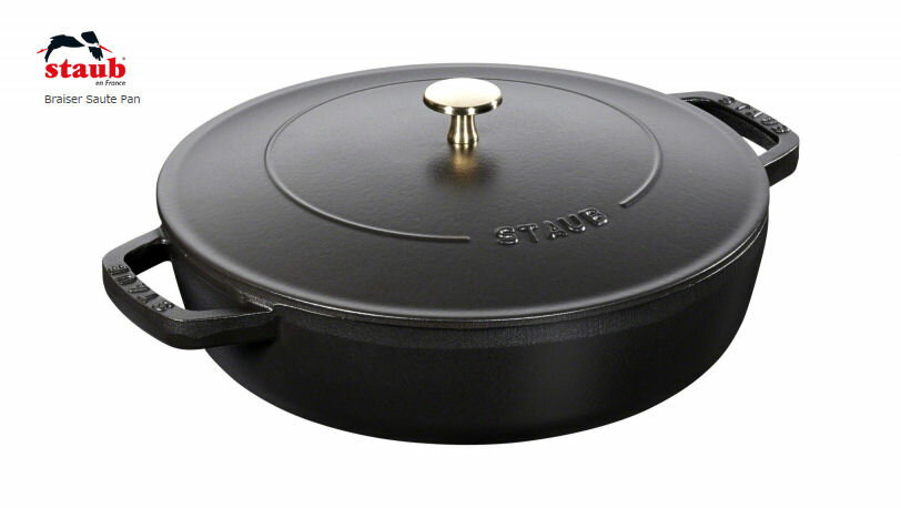 [タイムセール]【生涯保証】【日本正規品】ストウブ staub ブレイザーソテーパン 24cm