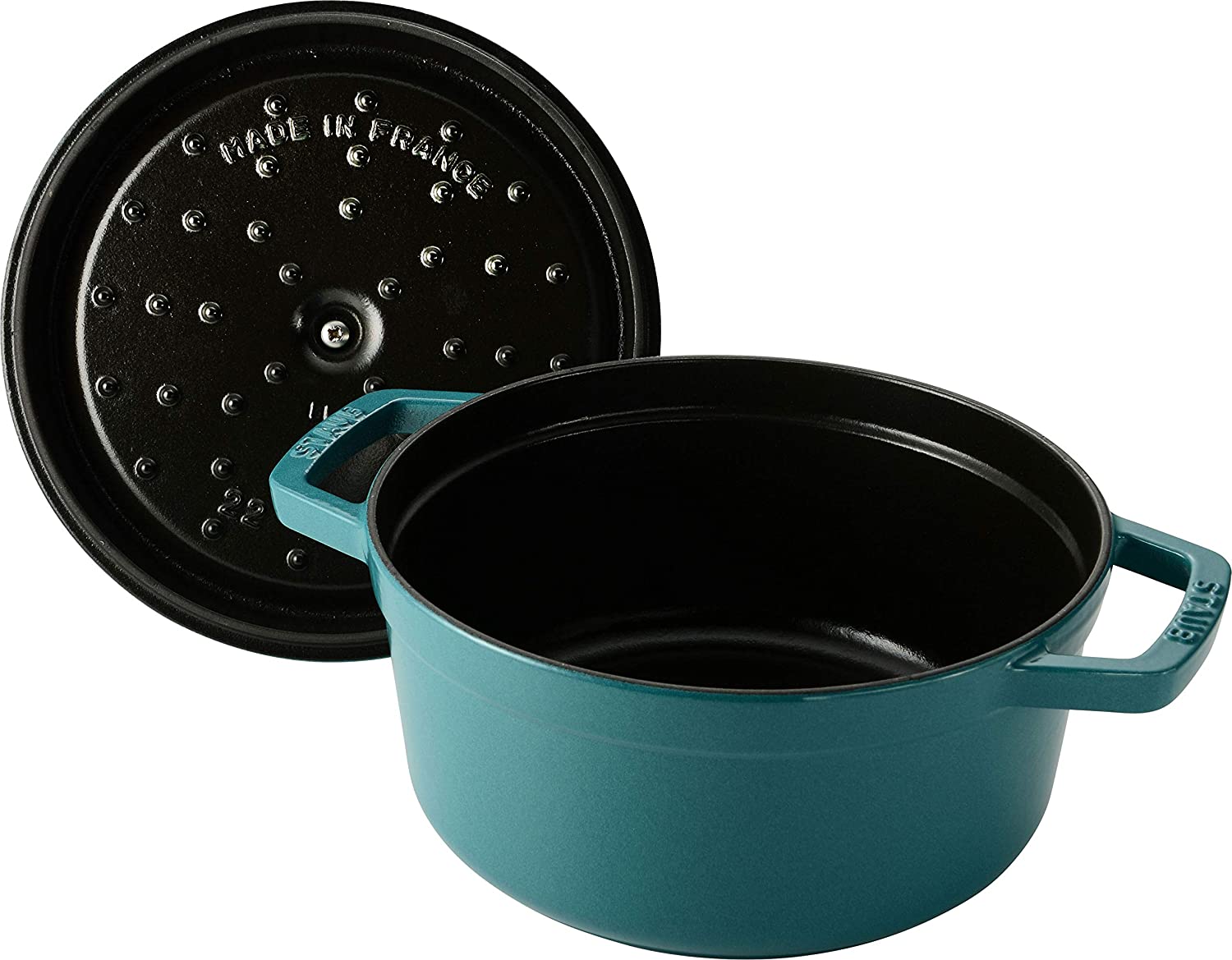 【生涯保証】ストウブ staub ピコココット ラウンド サイズ 22cm　ミントグリーン　40501-430