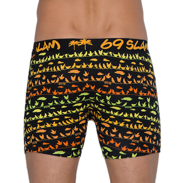 （あす楽）69スラム【大きいサイズ 下着 男性用XL】BIRD LINE FIT BOXER 69SLAM ロックスラム オーガニックBAMBOO素材（送料無料）ギフト 結婚祝い その他ギフト