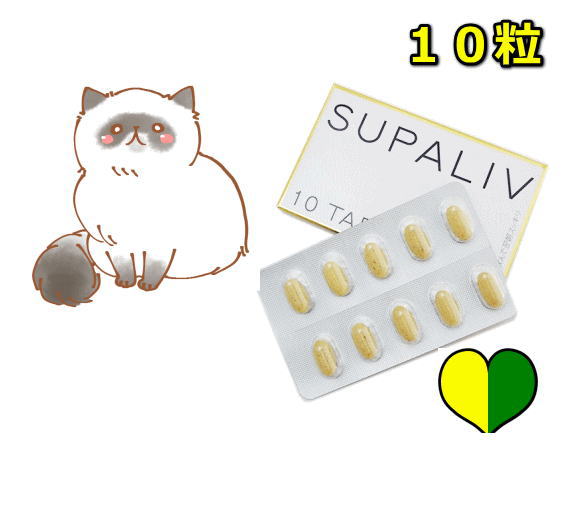 【代引き不可＠ポスト投函】★即日発送★スパリブ10粒　世界特許取得のアルコールサプリメント！SUPALIV　スパリブのサムネイル