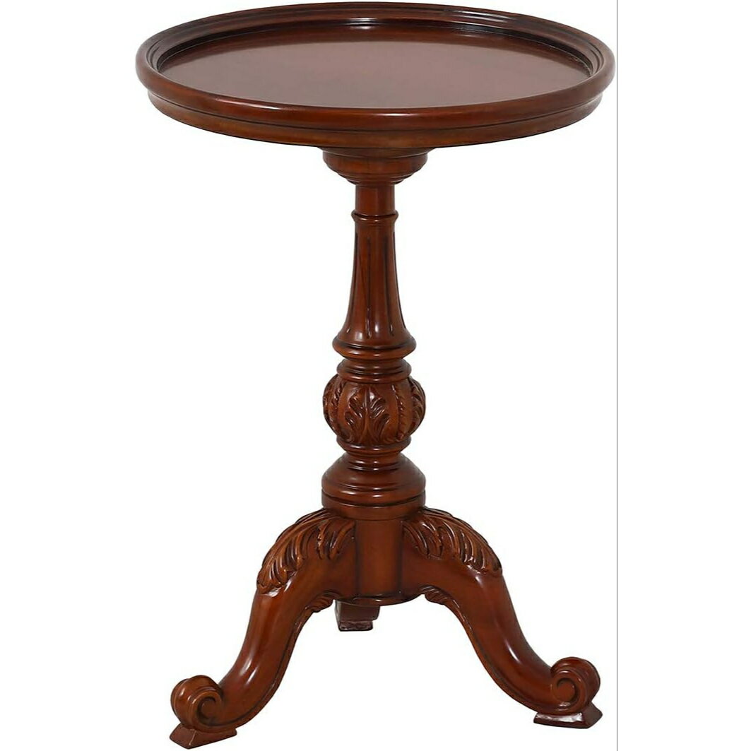 ヴァーサ ラウンドテーブル 丸テーブル 木製 アンティーク風