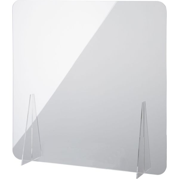 飛沫防止パーテーション60×60センチ高透明度アクリル板 パーテーション　 窓無し アクリル板 仕切り版 ..