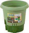 家庭菜園 給水 トマト キュウリ ナス【給水式 菜園ポット 300 型】菜園コンテナ 植木鉢 深型ポット 野菜 栽培 便利 トレー