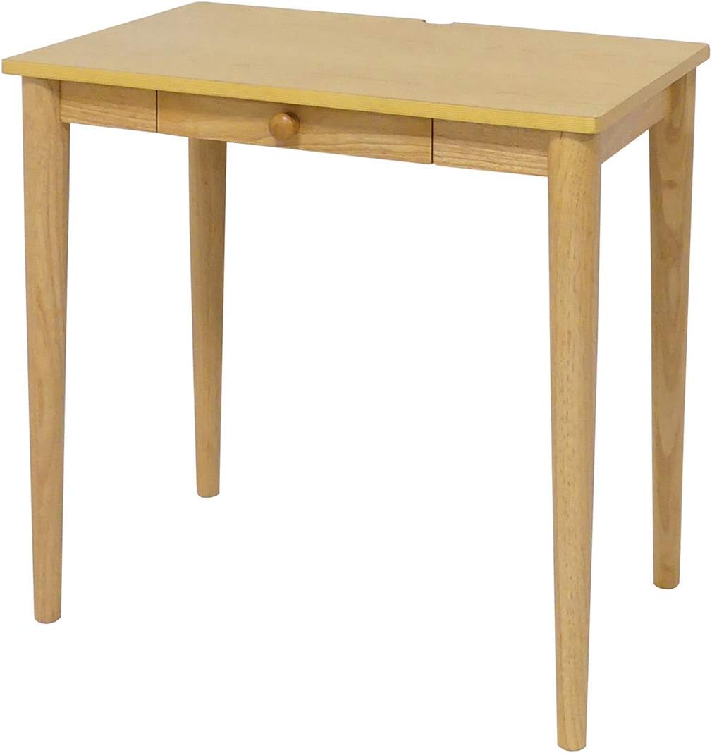 ユーリワークデスクW75 4267 ナチュラル W75×D45×H70cm