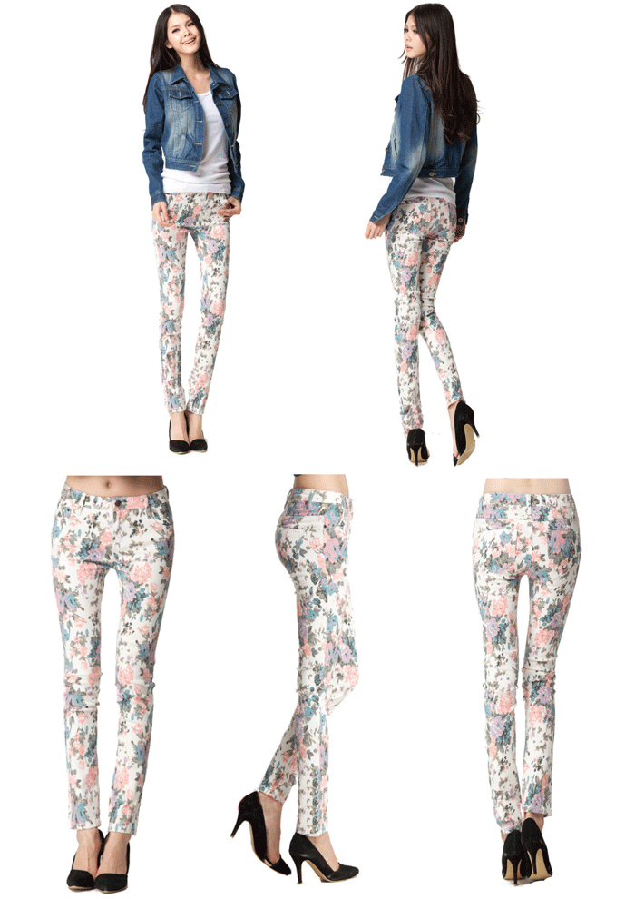 花柄パギンス/レギパン美脚・美尻/11色！