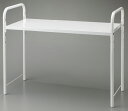 Belca レンジラック レンジ上ラック・ワイド 伸縮タイプ 幅55~85×奥行34.2×高さ58cm ホワイト RUW-EX
