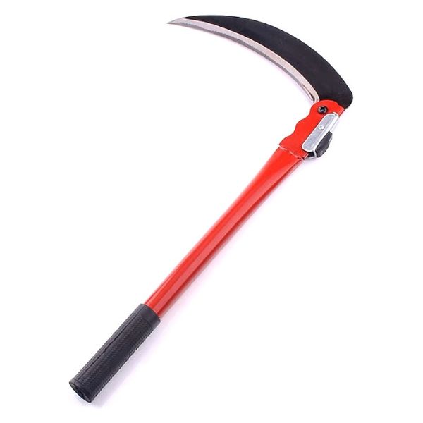 折りたたみ式 草刈り鎌/ロック式 アウトドアなど持ち運び便利 折りたたみ鎌 カマ 草刈りかま 刃200mm