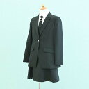 【レンタル】子供服 フォーマル レンタル 女の子【FG0103】【160】【黒/ストライプ】女の子 子供 スーツ レンタル/入学式/卒業式/卒園式/七五三/お呼ばれ/結婚式/冠婚葬祭/お受験服