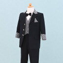 【レンタル】子供 タキシード レンタル 男の子【PR0027】【90/2歳】【黒】発表会/結婚式/お呼ばれ/パーティー/子供衣装/子供服