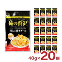 おつまみ 明太子 チーズ カモ井食品 俺の贅沢 明太&焼きチーズ 40g 20個 カモ井 ワイン 珍味 お菓子 つまみ 送料無料