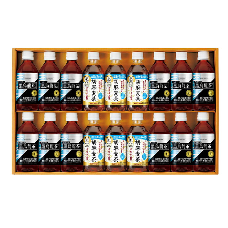 アウトレット サントリー FJK3F 黒烏龍茶 胡麻麦茶 ギフト 350ml 18本 訳あり 賞味期限間近 送料無料のサムネイル