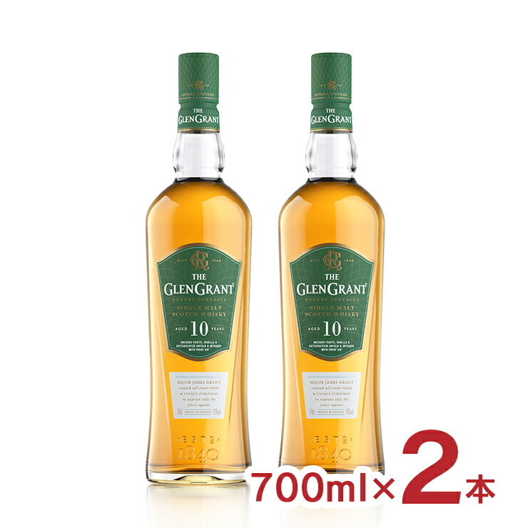 スコッチウイスキー 商品説明 商品名 グレングラント 10年 700ml 内容量 700ml×2本 原材料 モルト 商品コメント スペイサイド産エレガントな10年以上熟成シングルモルト 原産国 スコットランド アルコール度数 40%