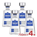 【4/24 20:00～4/27 9:59店舗内3倍P】テキーラ クエルボ 1800 シルバー 750ml 4本 家飲み パーティー メキシコ アサヒビール 送料無料