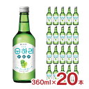 韓国 焼酎 スナリ POP スパークリンググレープ 韓国焼酎 360ml 20本 ロッテ酒類 送料無料