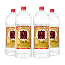 宝酒造 宝焼酎 25° エコペット 4000ml 4本 取り寄せ品 送料無料
