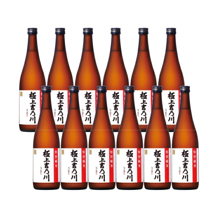 吉乃川 特別純米 極上吉乃川 720ml 12本 日本酒 純米酒 取り寄せ品 送料無料