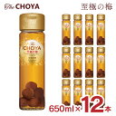 梅酒 ザ・チョーヤ 至極の梅 650ml 12本 瓶 15度 The CHOYA チョーヤ リキュール 梅の実 紀州南高梅100% 送料無料