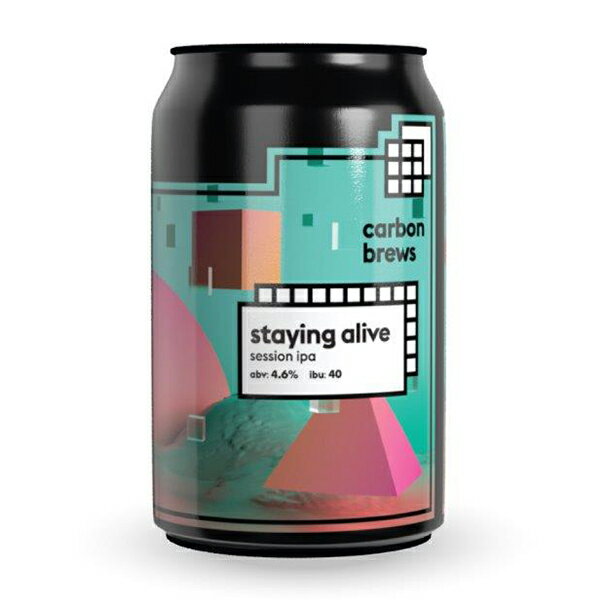 【11/20 20:00〜11/27 1:59 エントリーでP5倍】クラフトビール ビール Carbon Brews カーボンブリュース ステイイングアライブ 330ml 24本 セッション IPA 香港 外国 ギフト 送料無料