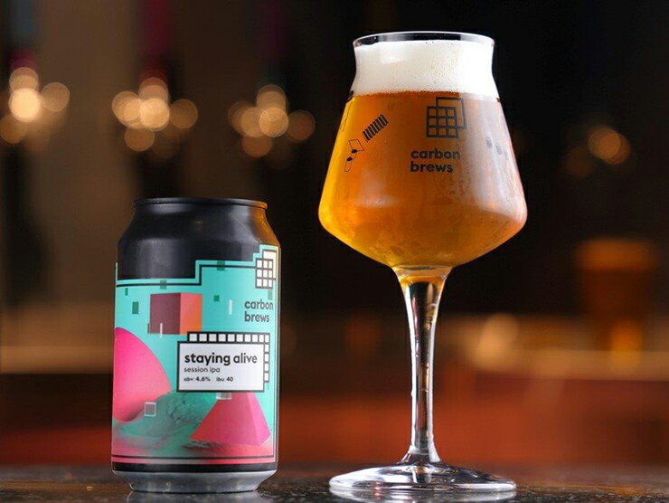 【11/20 20:00〜11/27 1:59 エントリーでP5倍】クラフトビール ビール Carbon Brews カーボンブリュース ステイイングアライブ 330ml 24本 セッション IPA 香港 外国 ギフト 送料無料