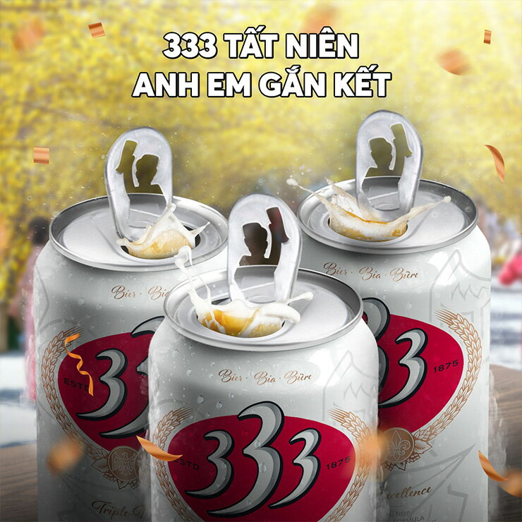 【7/4 20:00〜7/11 1:59 エントリーでP5倍】ビール ベトナムビール 333 バーバーバー 缶 330ml 48本 池光エンタープライズ 送料無料