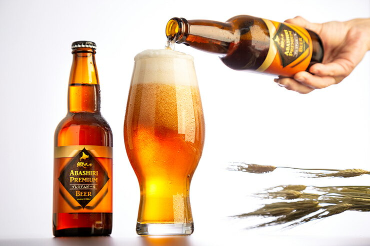 【11/4 20:00〜11/11 1:59 エントリーでP5倍】ビール 網走ビール ABASHIRIプレミアム 330ml 24本 瓶 エールビール 北海道 網走 クラフトビール 取り寄せ品 送料無料