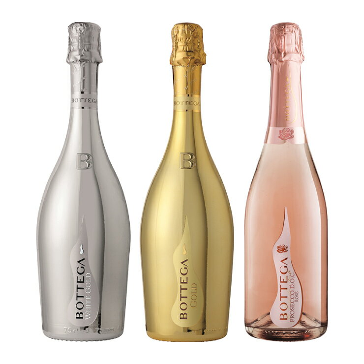 クリスマス 2025 ワイン ギフト パーティー 家飲み イタリア スパークリングワイン 3本セット 750ml ボッテガ 送料無料 取り寄せ品