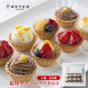 銀座千疋屋 銀座プチフルーツタルト 4種 8個 0820154 フルーツ タルト 千疋屋 ギフト 中元 歳暮 お取り寄せ グルメ 冷凍 産地直送 送料無料