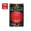 飲料 国産 長野県産りんごジュース 160g 40本 (2ケース) ゴールドパック 送料無料 取り寄せ品