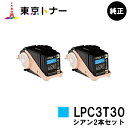 エプソン(EPSON)用 トナーカートリッジ LPC3T30お得なシアン2本セット【純正品】【送料無料】【LP-M8040 / LP-M8170 / LP-S8160】