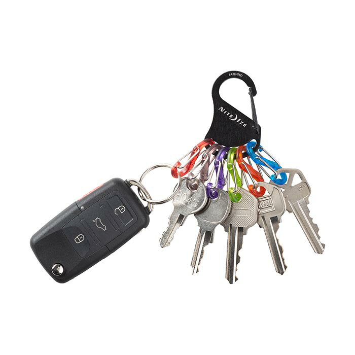 NITE-IZEキーラックカラビナキーホルダー新色ナイトアイズKEYRACK