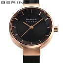 BERING ベーリング 腕時計 レディース BERING Scandinavian Solar 14627-166 ベーリング スカンジナビアン ソーラー ブランド 腕時計 アナログ ソーラー ウォッチ 防水 ステンレス メッシュ 27…