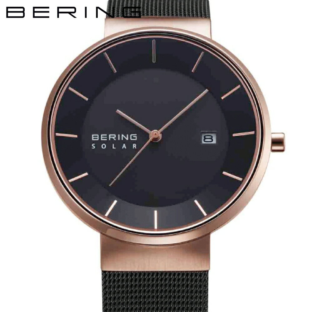 ベーリング 腕時計 メンズ BERING ベーリング 腕時計 メンズ BERING Scandinavian Solar 14639-166 ベーリング スカンジナビアンソーラー ブランド 腕時計 アナログ ソーラー ウォッチ 防水 ステンレス メッシュ 39mm 電池交換不要 日付 カレンダー 正規品 ラッピング ギフト 東京ウォッチスタイル