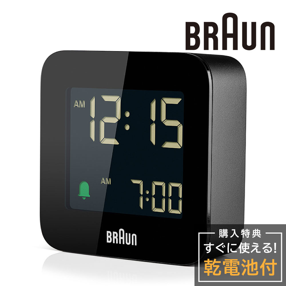 ǥ륯å ֥饦 ֤ BRAUN Digital Alarm Clock BC08B ǥ 顼 饤  ...