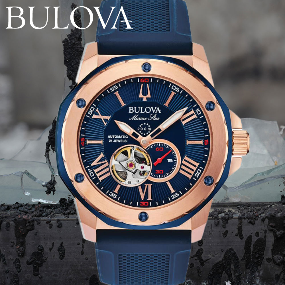 腕時計, メンズ腕時計 BULOVA Marine Star 98A227 BULOVA 2 45mm 
