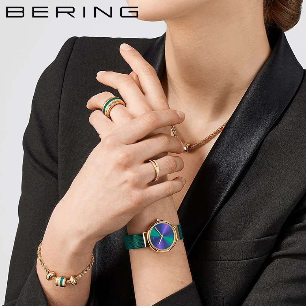 B, F, H, P, V - ベーリング 腕時計 BERING Ladies Classic Collection 19031-828 ベーリング 腕時計 レディース