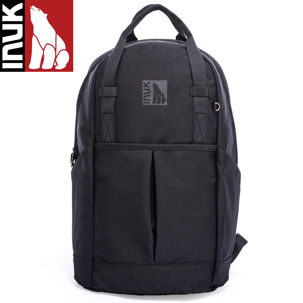 イヌーク バッグ INUK BAG リュックサック バックパック INUK KOOTNEY RP BLACK 大容量 大きいサイズ デイパック リュック スポーツ 登山リュック キャンプ用品 防災 18.6L 鞄 かばん 収納 アウトドア リュック 旅行 通学 サイドポケット ブラック INUK IKB2350209