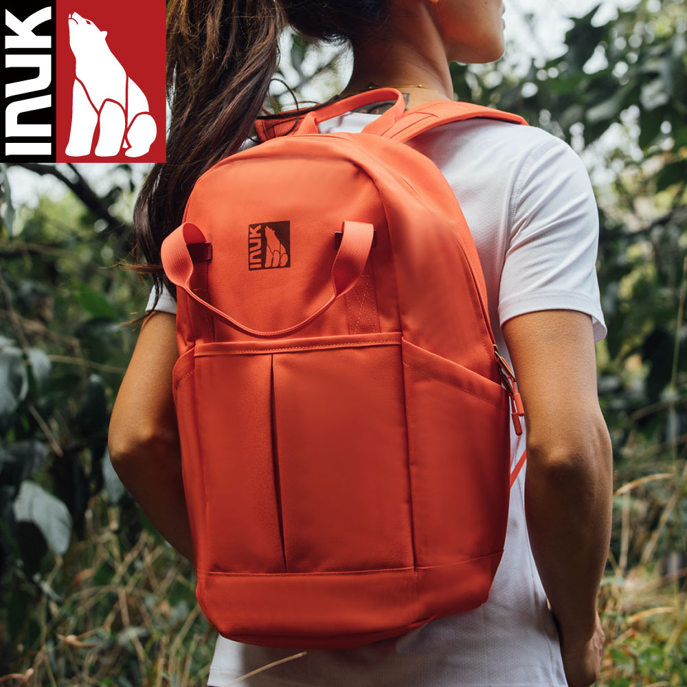 イヌーク バッグ INUK BAG リュックサック レディース バックパック INUK KOOTNEY RP MIRACLE RED 大容量 大きいサイズ デイパック リュック スポーツ 登山リュック キャンプ用品 13.7L 鞄 かばん 収納 アウトドア リュック 旅行 オレンジ IKB2350240