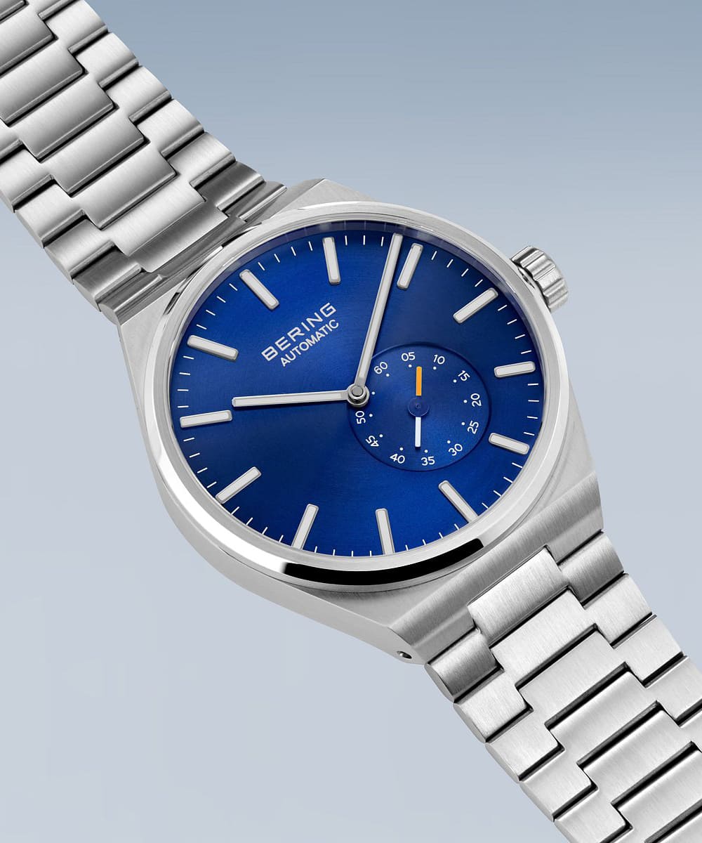 ベーリング 自動巻き 腕時計 メンズ BERING Arctic Circle 19441-707 自動巻き メンズ 腕時計 41mm オートマウォッチ シースルーバック スケルトン スモールセコンド ステンレス ベーリング 腕時計 自動巻き オートマチック メカニカル ブルー 電池交換不要